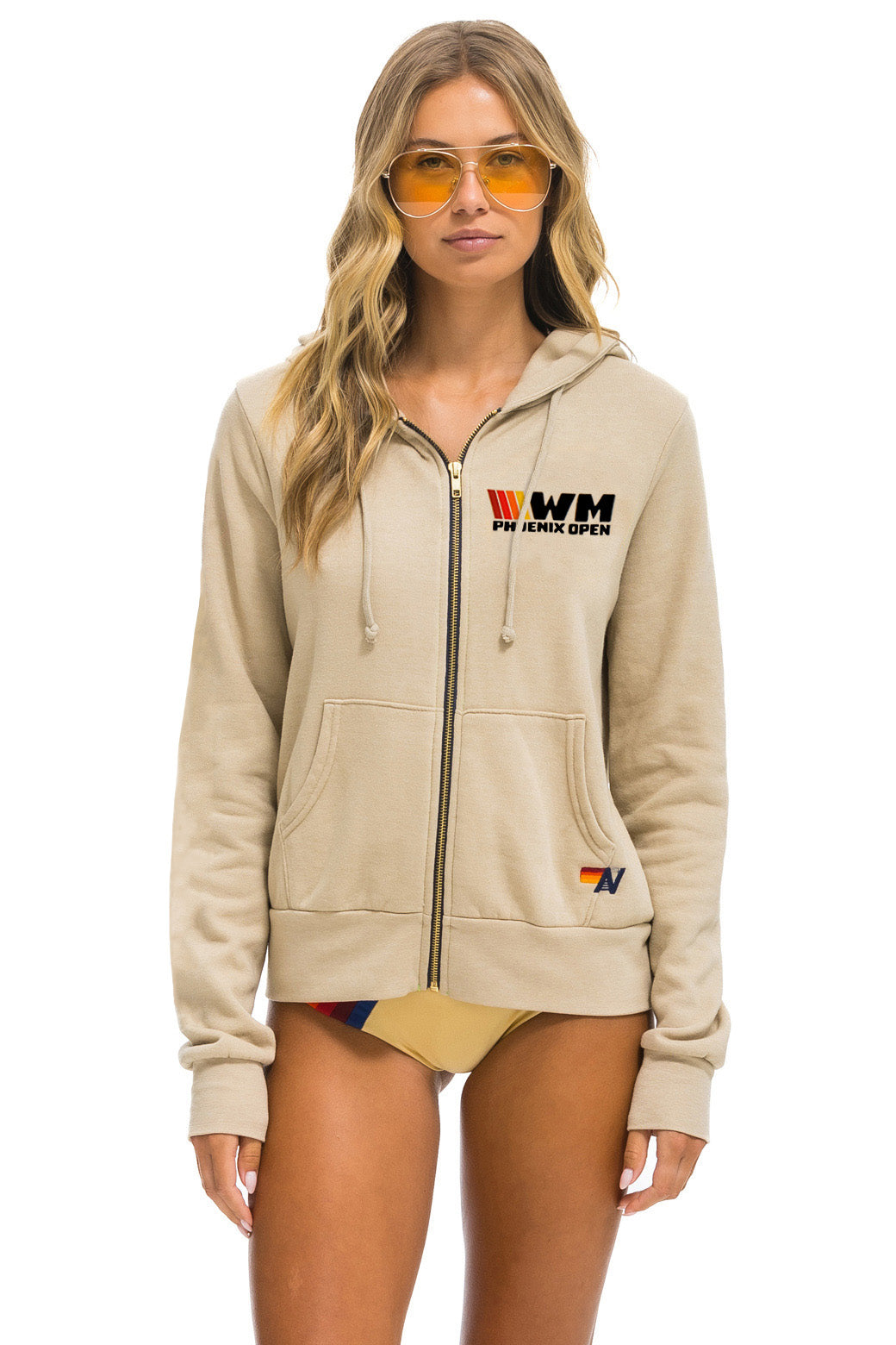 WM PHOENIX OPEN 2025 ZIP HOODIE - SAND