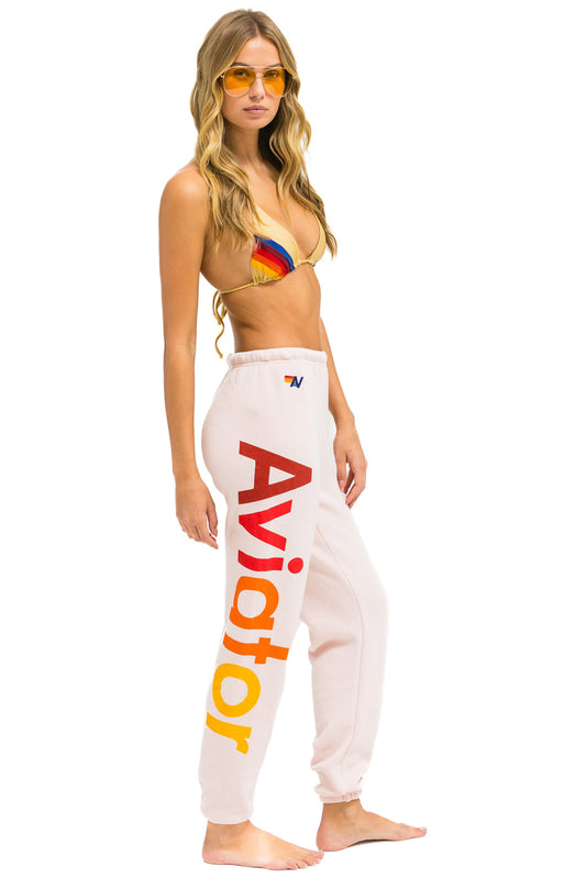 AVIATOR NATION 2 SWEATPANTS - LIGHT PINK