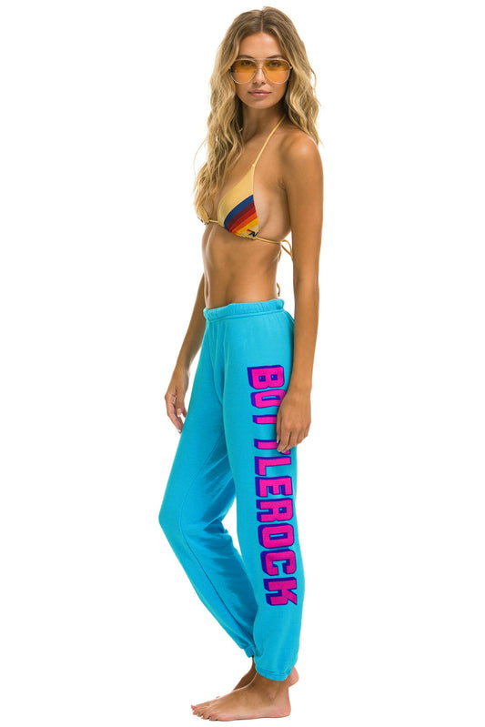AVIATOR NATION BOTTLEROCK 2025 SWEATPANTS - NEON BLUE