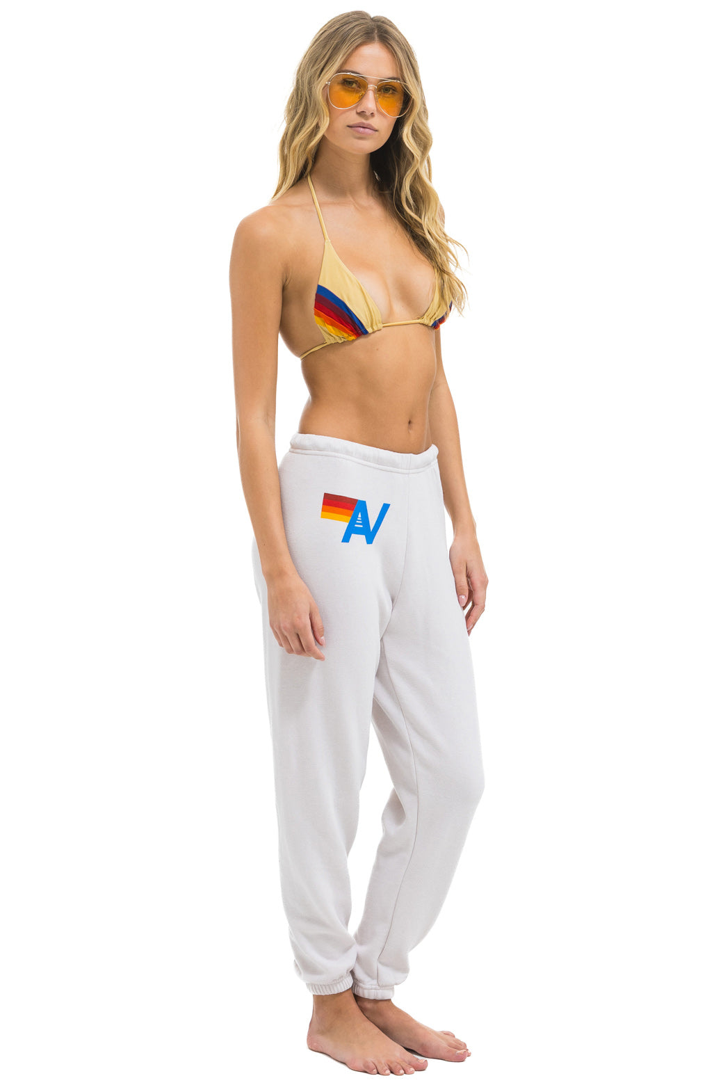 LOGO SWEATPANTS - DOVE