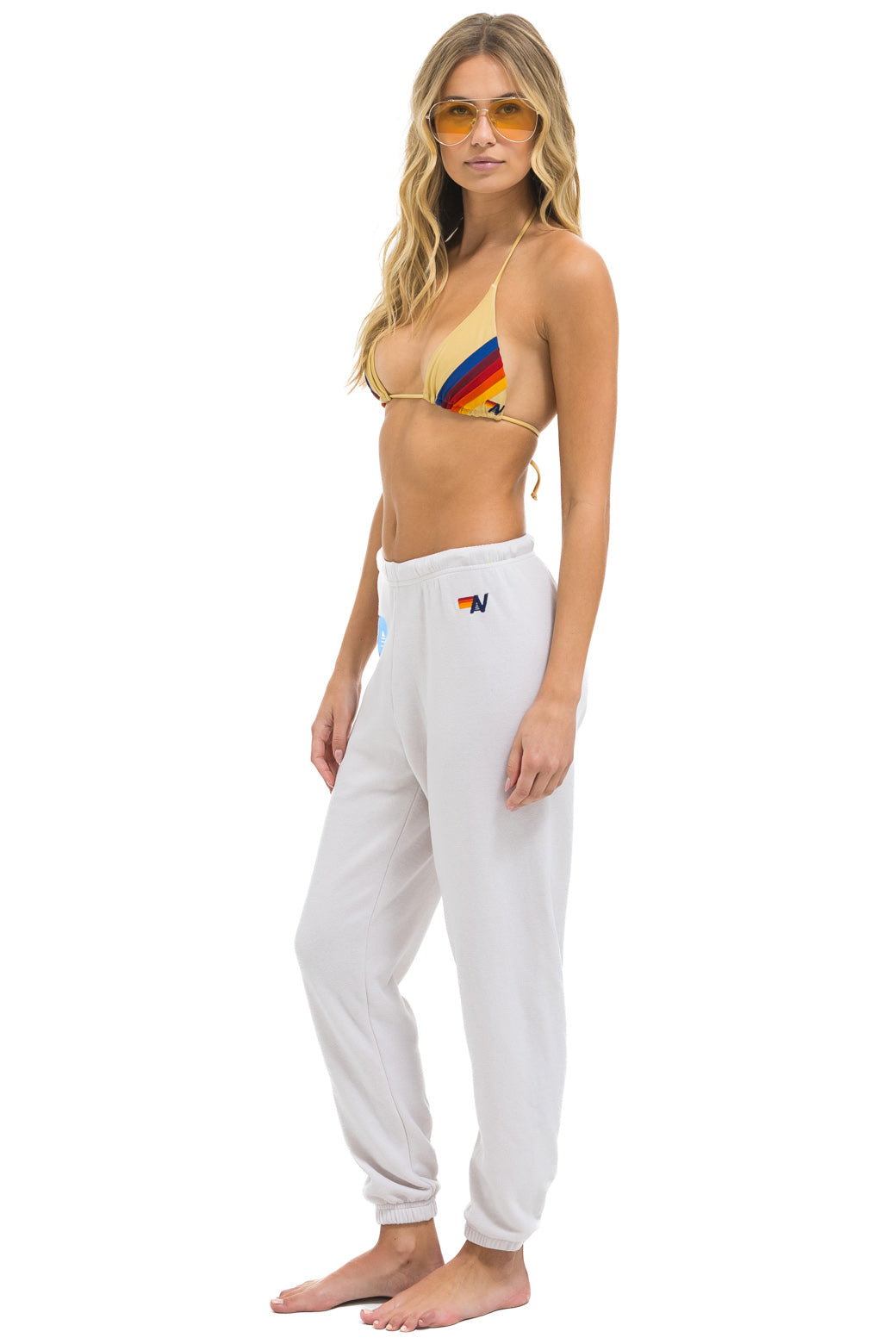 LOGO SWEATPANTS - DOVE