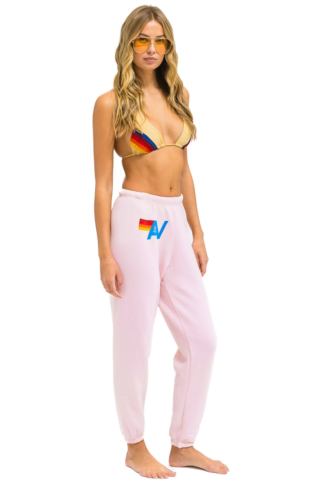 LOGO SWEATPANTS - LIGHT PINK