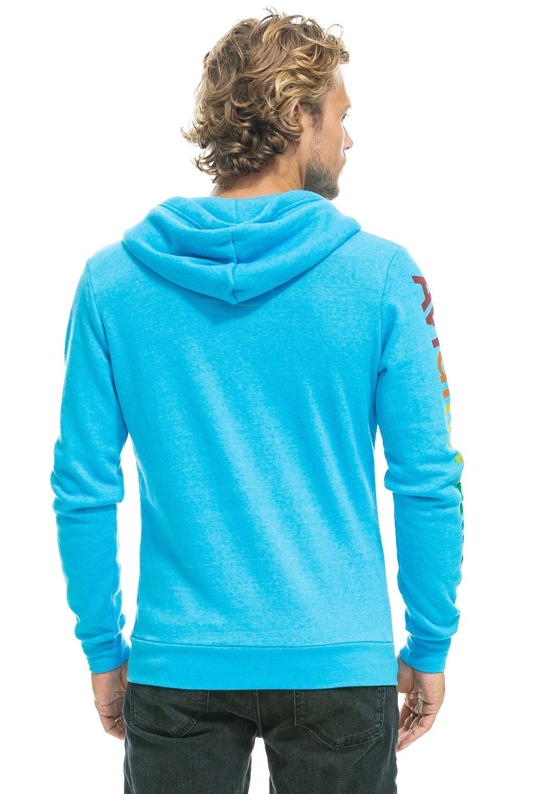 AVIATOR NATION HOODIE - NEON BLUE