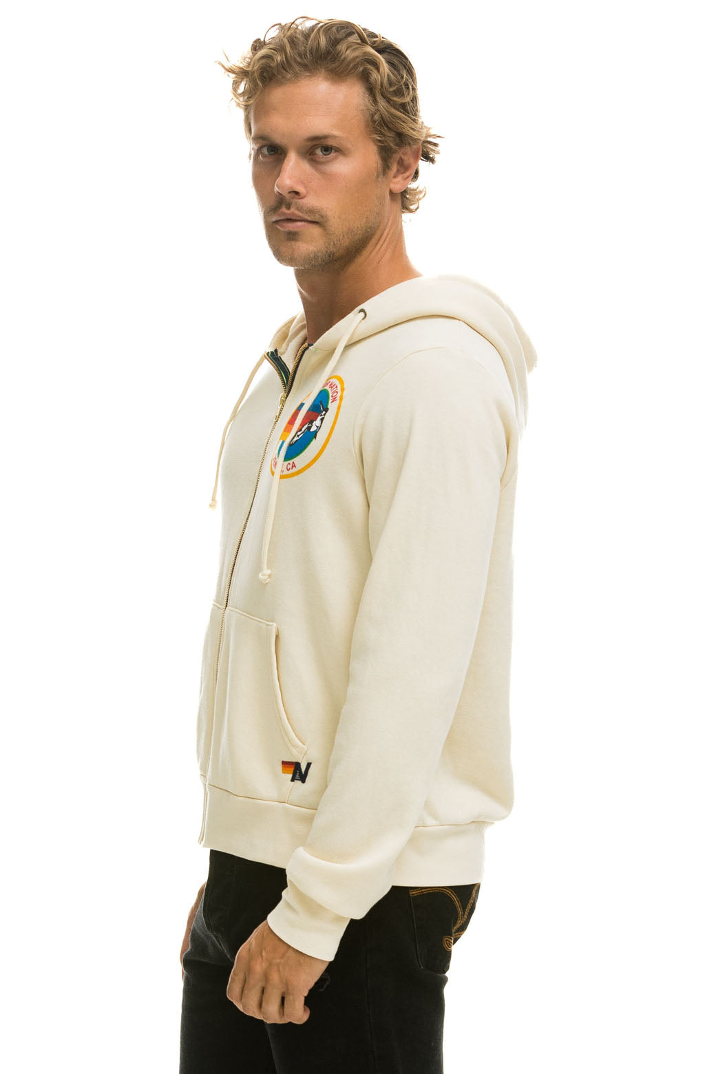 AVIATOR NATION HOODIE - VINTAGE WHITE