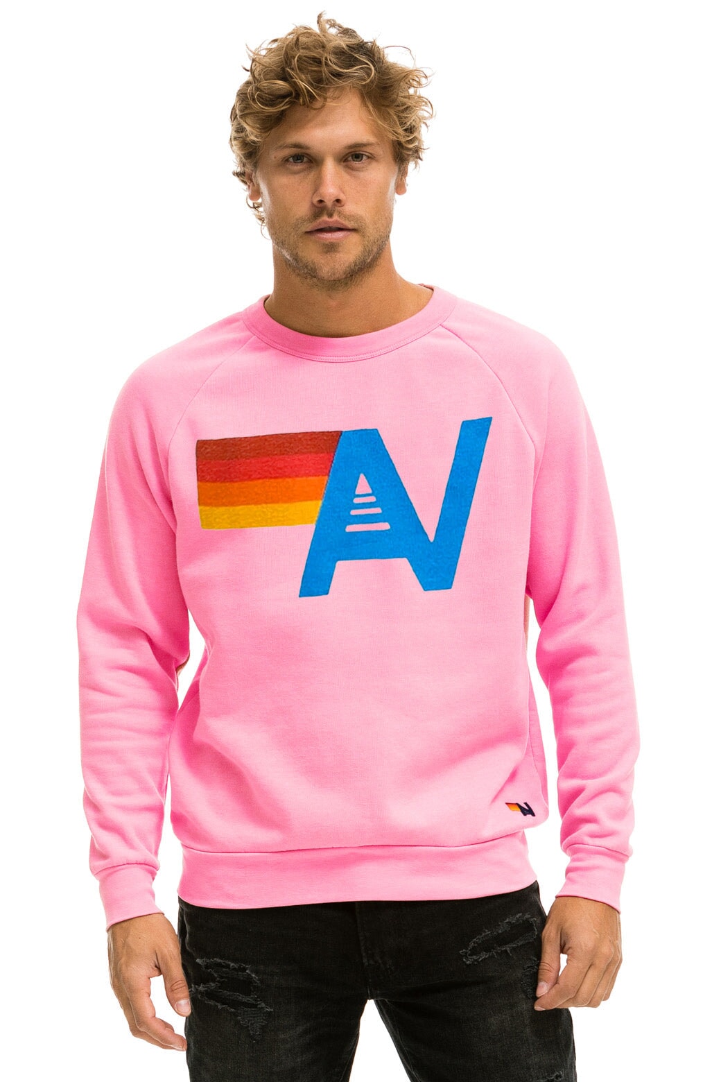 LOGO SWEATSHIRT - NEON PINK