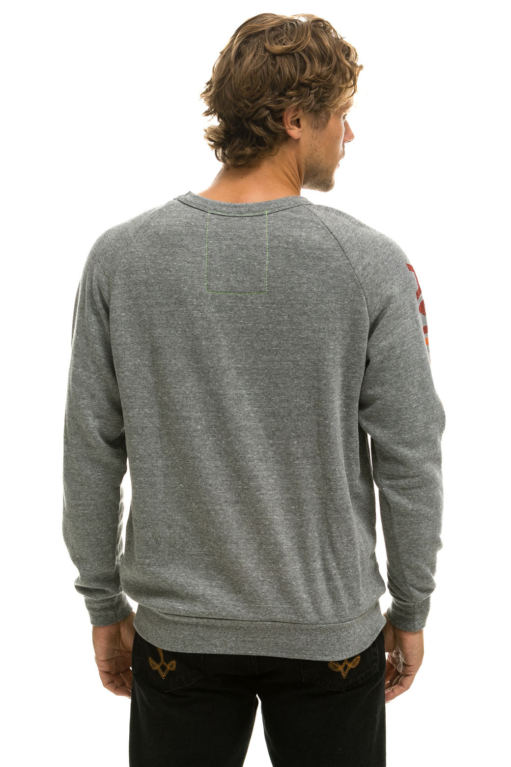 AVIATOR NATION SWEATSHIRT - HEATHER GREY