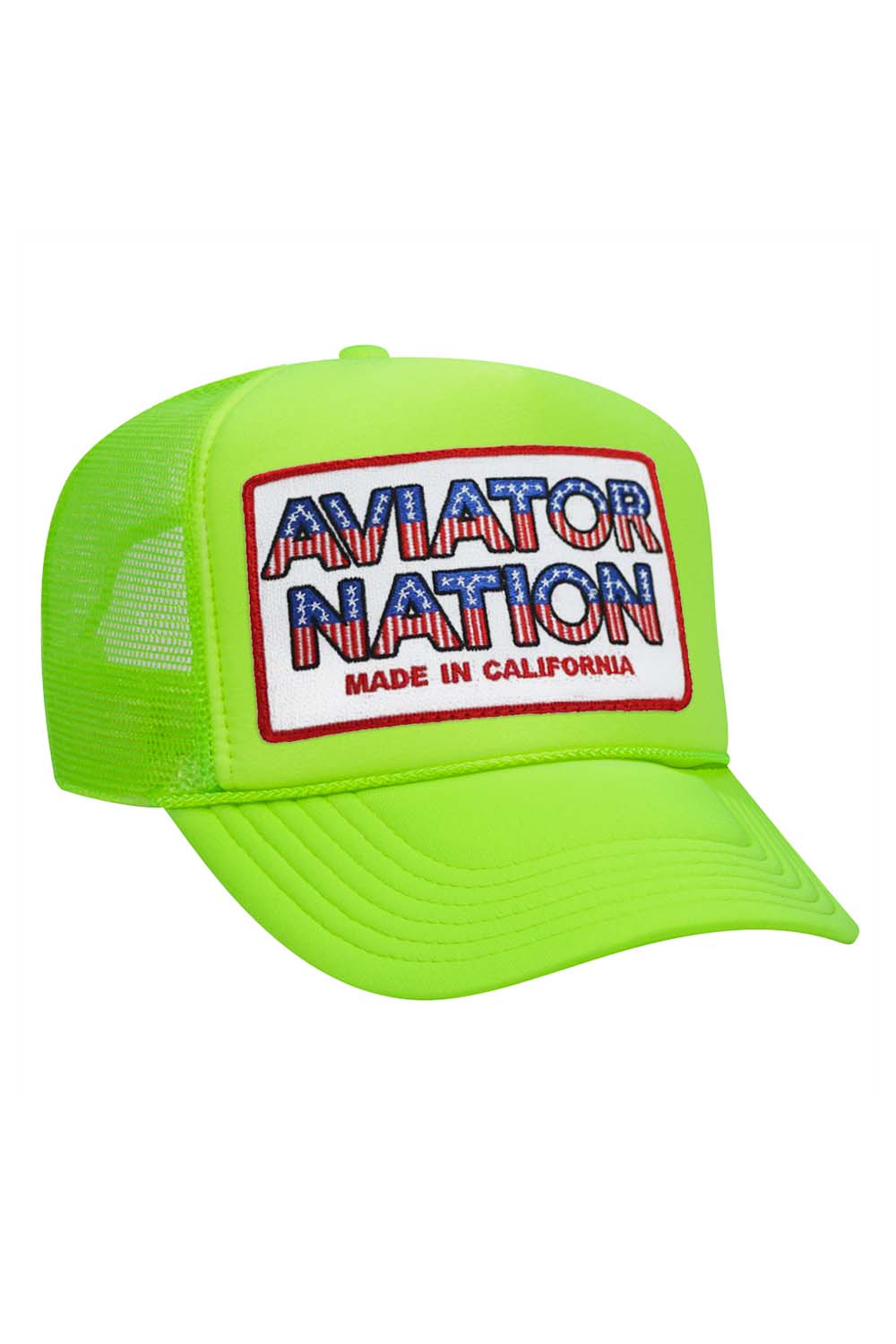 AVIATOR NATION USA PATRIOTIC VINTAGE TRUCKER HAT