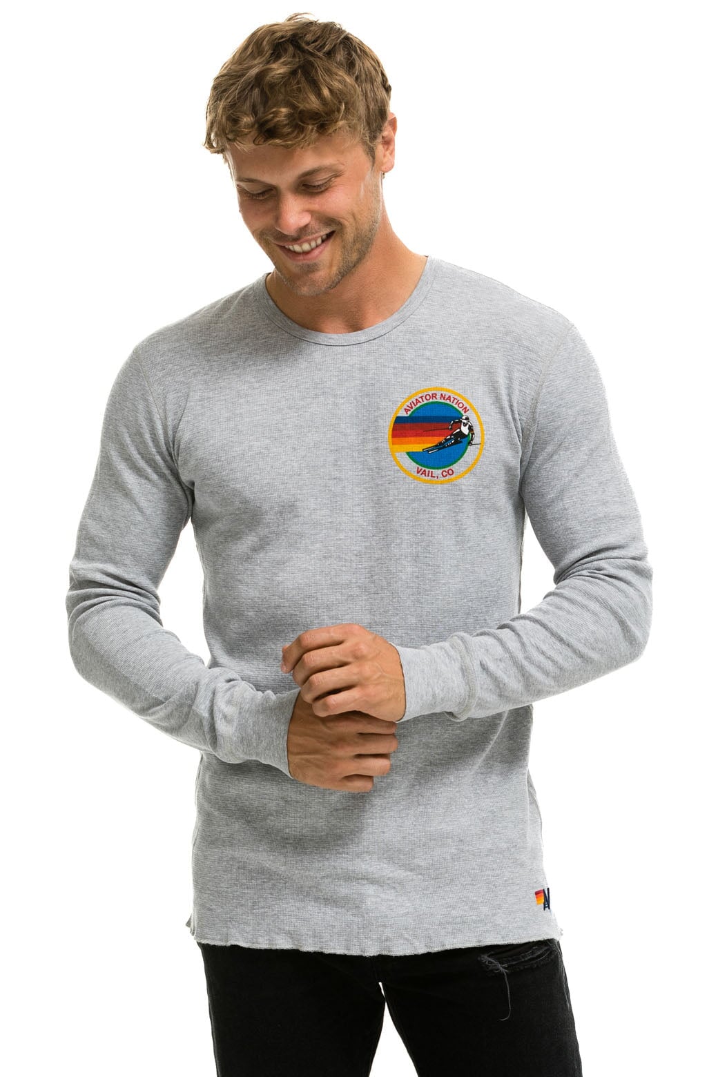 AVIATOR NATION VAIL THERMAL - HEATHER GREY