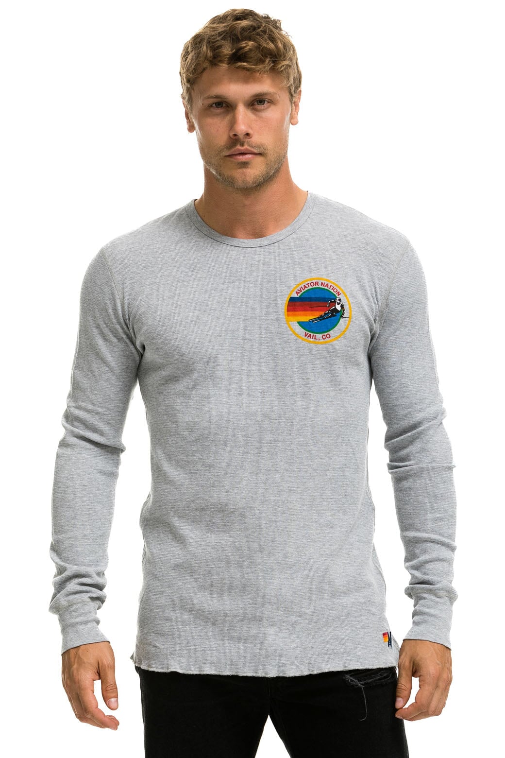 AVIATOR NATION VAIL THERMAL - HEATHER GREY