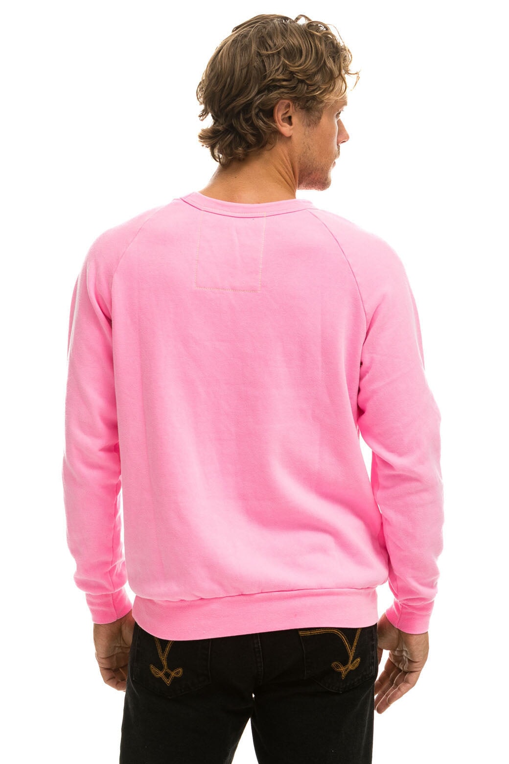 BOLT CREW SWEATSHIRT - NEON PINK
