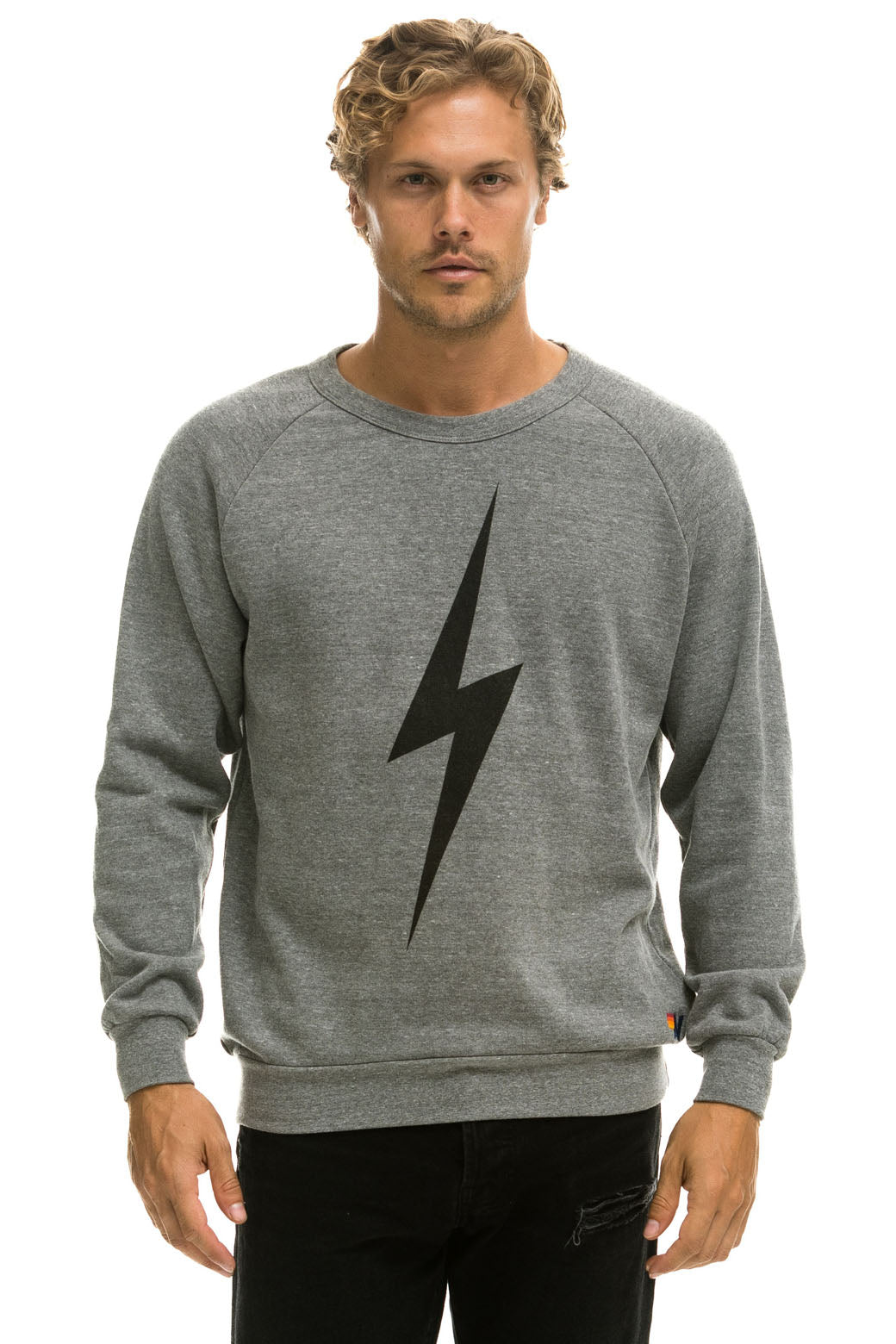 BOLT SWEATSHIRT - HEATHER GREY