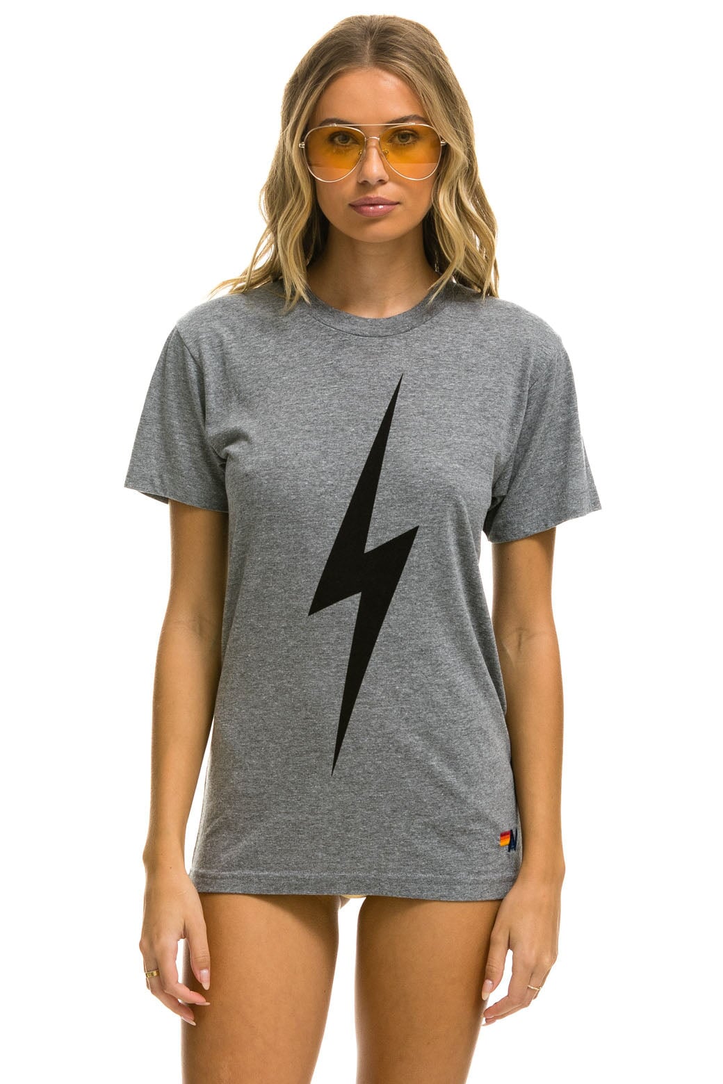 BOLT TEE - HEATHER GREY