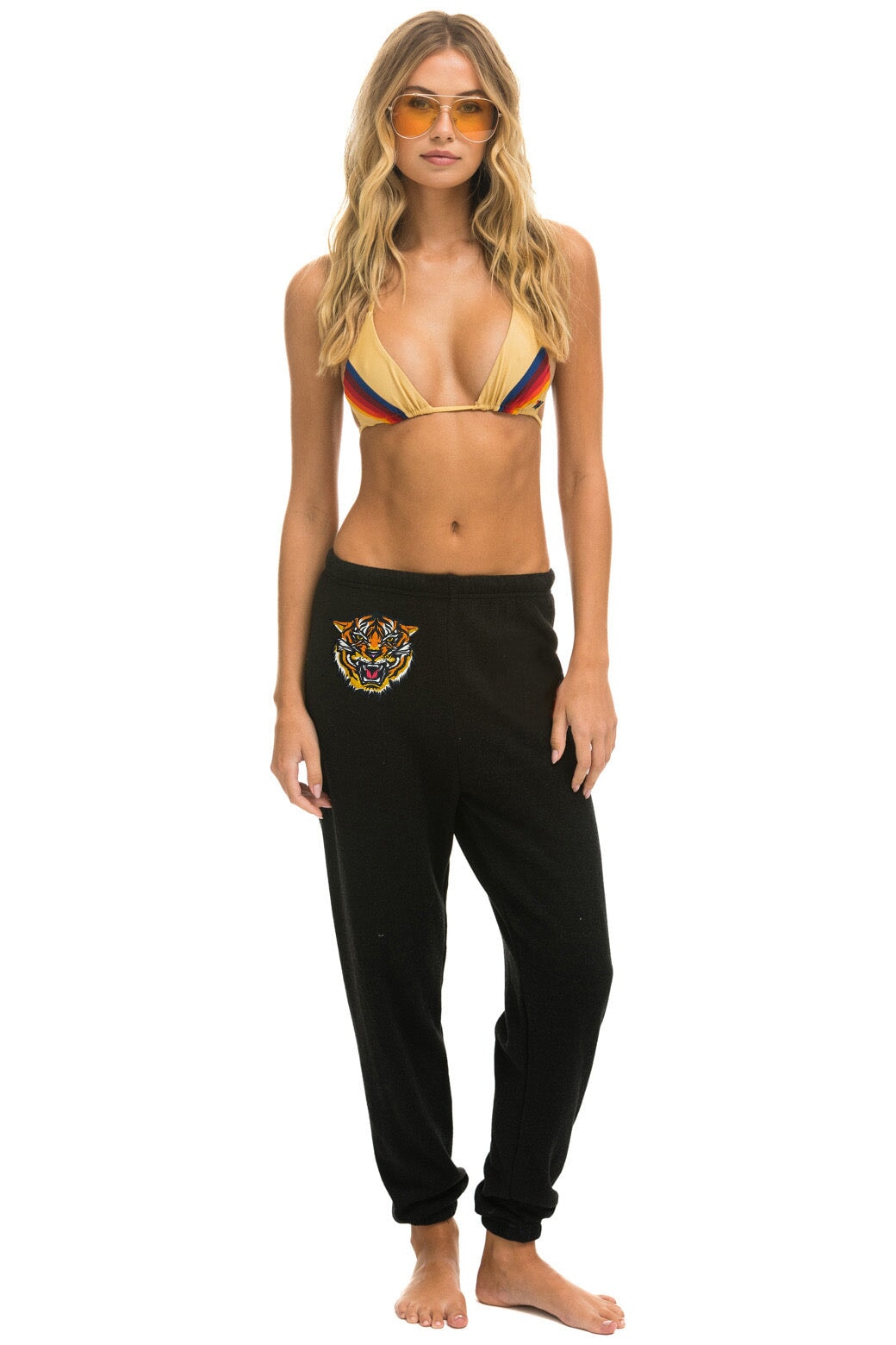 DREAMLAND TIGER SWEATPANTS - BLACK