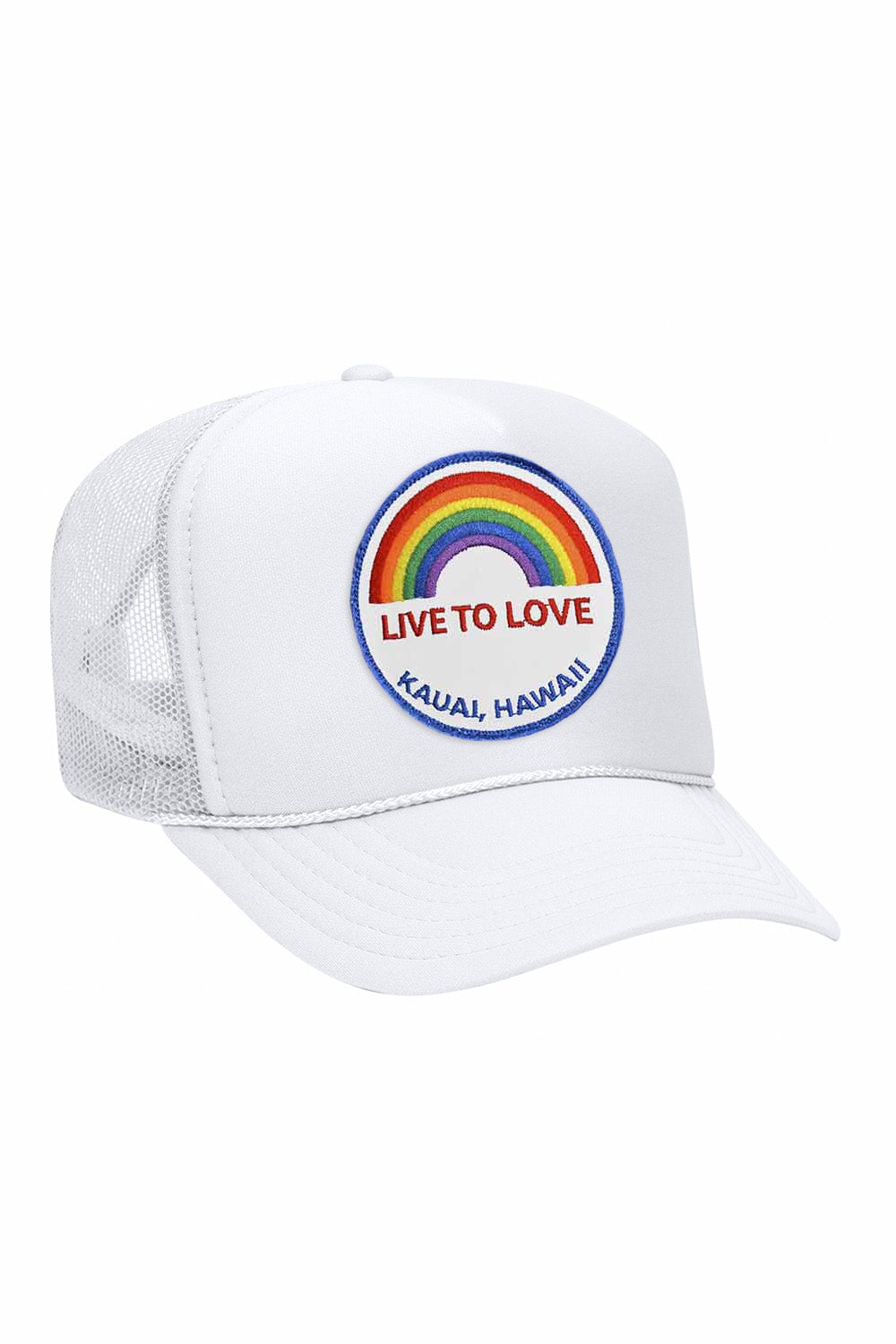 LIVE TO LOVE VINTAGE TRUCKER HAT
