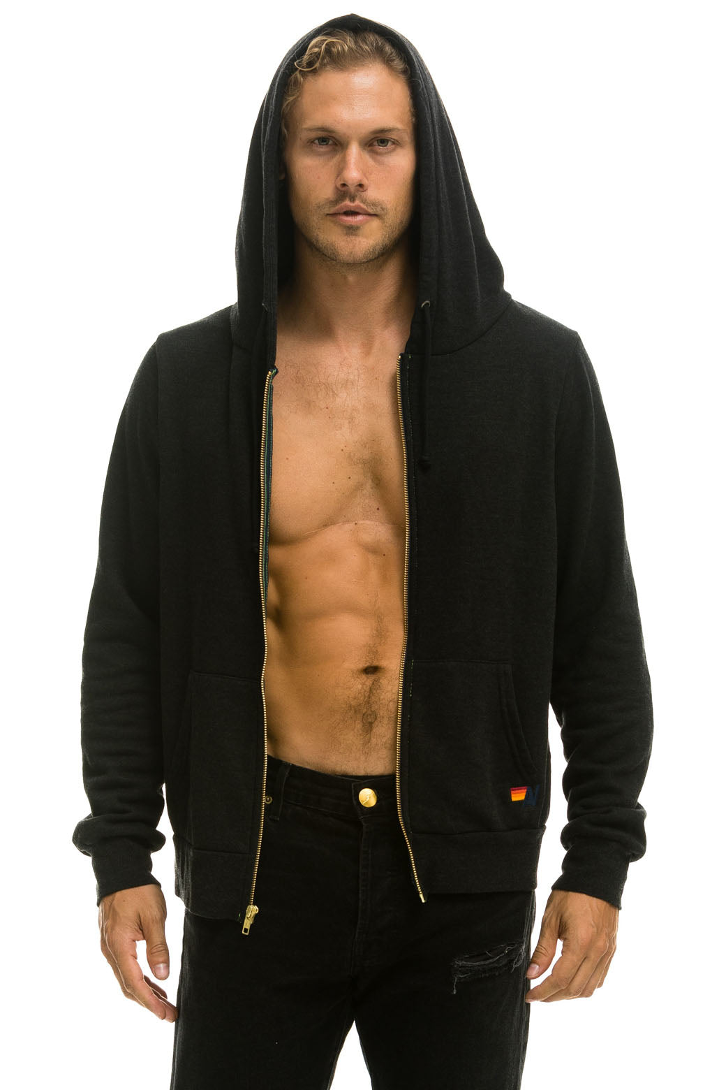 LOCALS ONLY HOODIE - BLACK