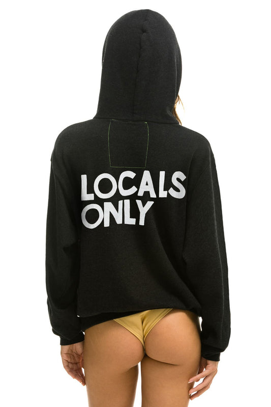 LOCALS ONLY HOODIE - BLACK