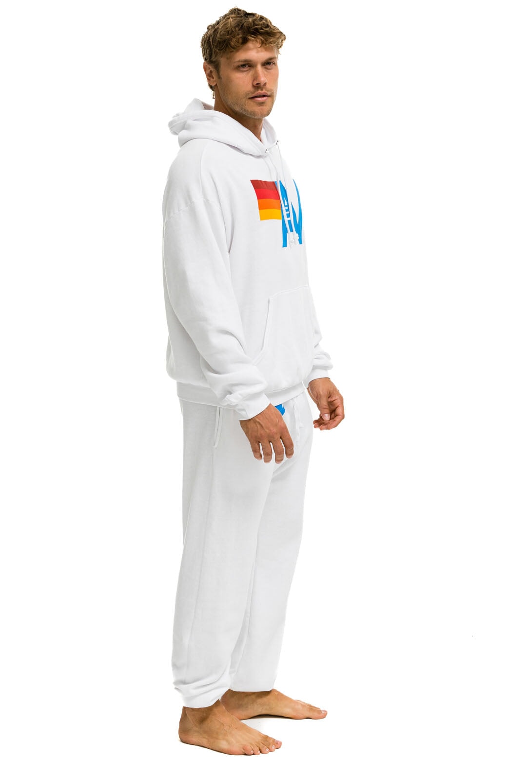LOGO SWEATPANTS - WHITE