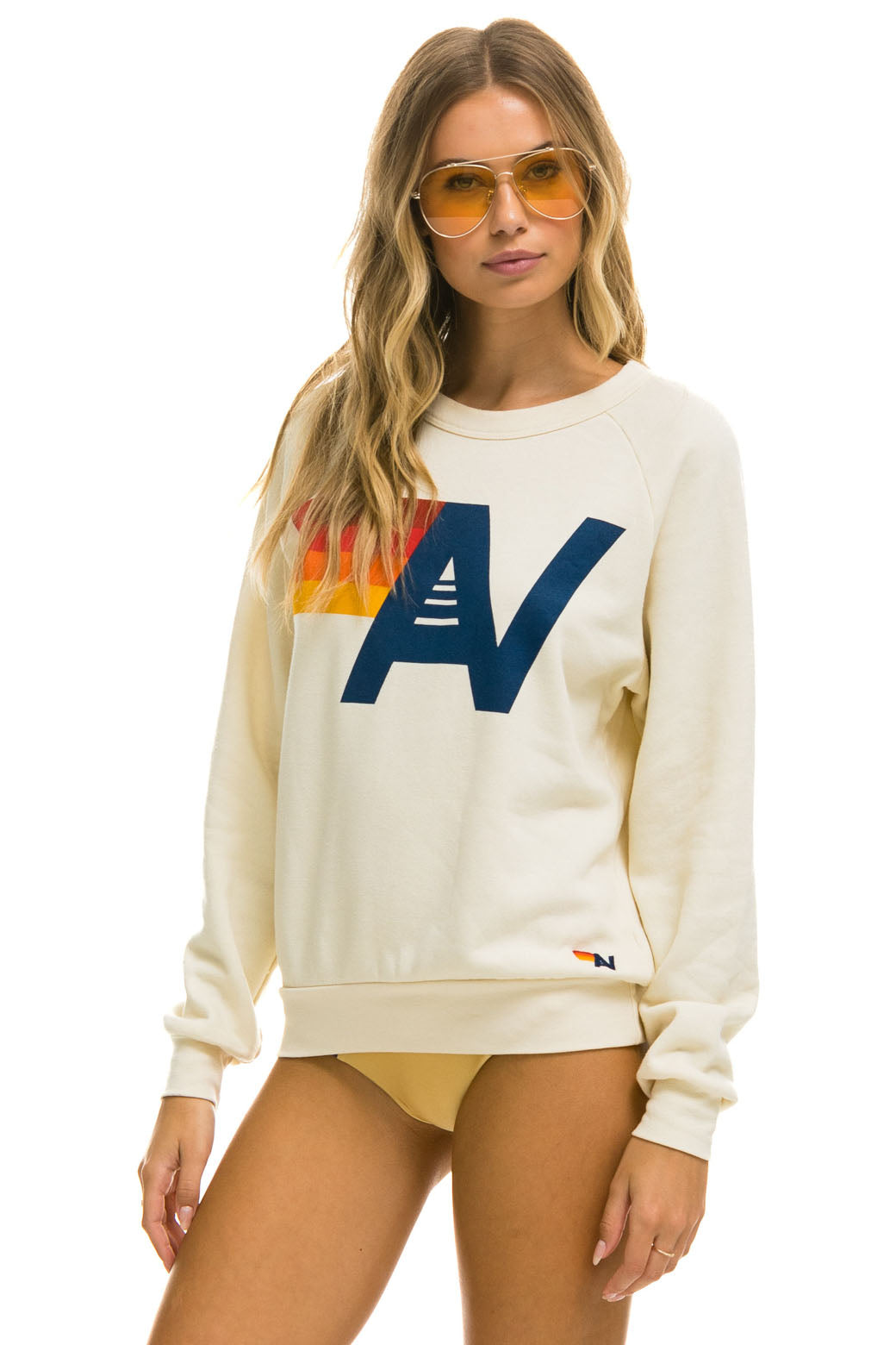 LOGO SWEATSHIRT - VINTAGE WHITE