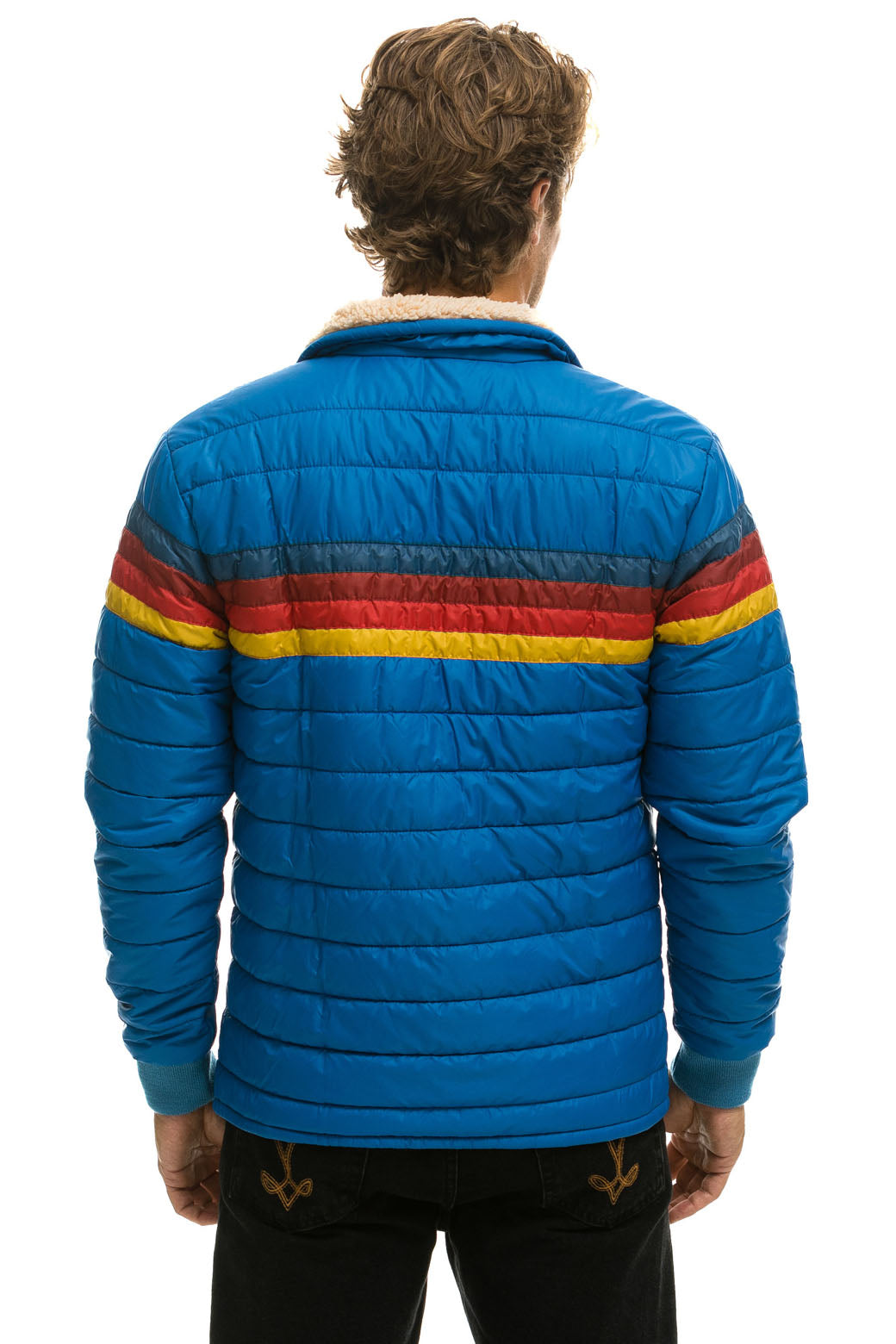 4 STRIPE JACKET  -  SNORKEL BLUE