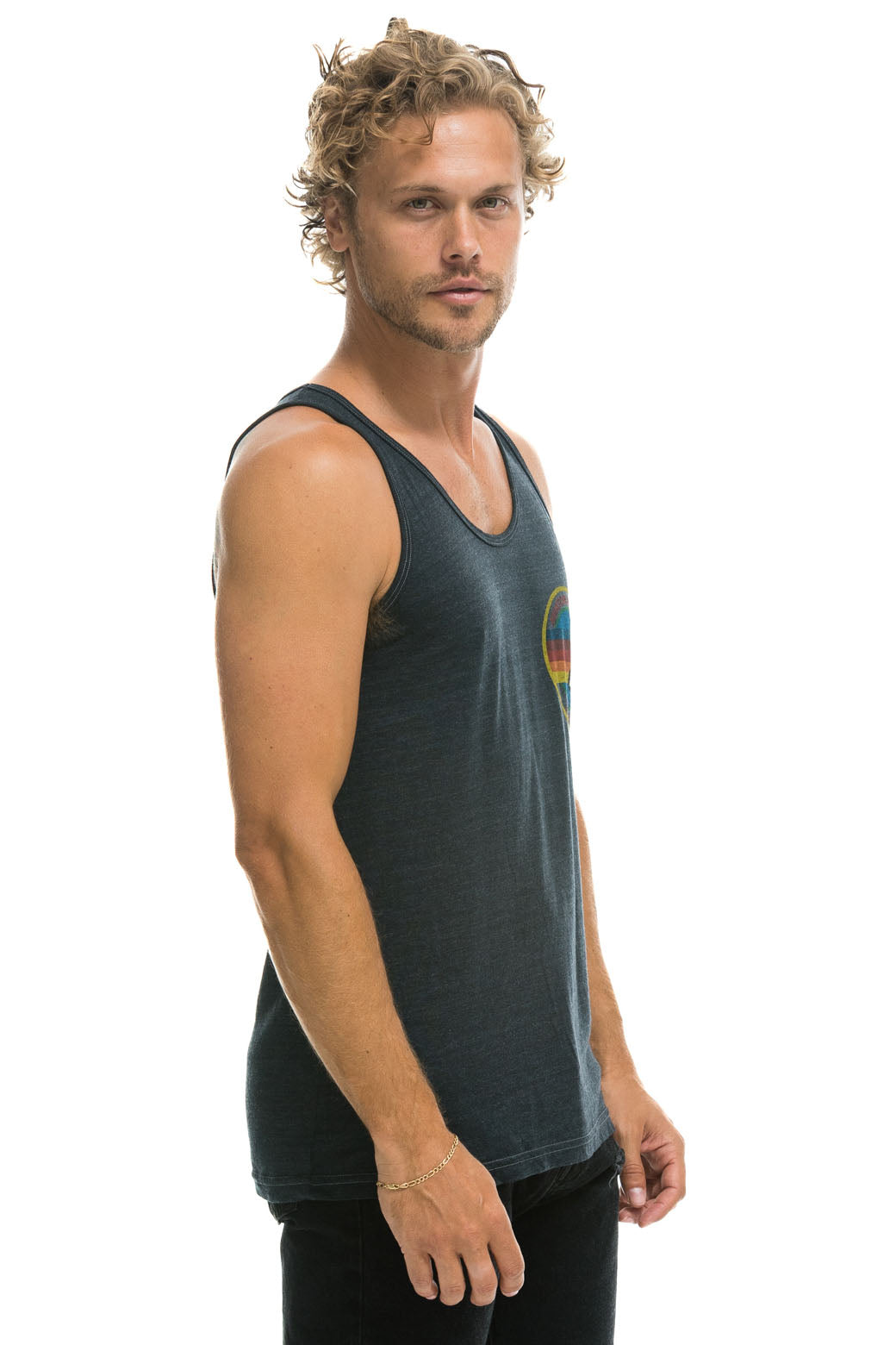 MEN'S AVIATOR NATION TANK - CHARCOAL