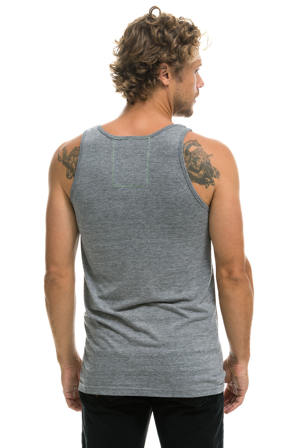 MEN'S AVIATOR NATION TANK - HEATHER GREY