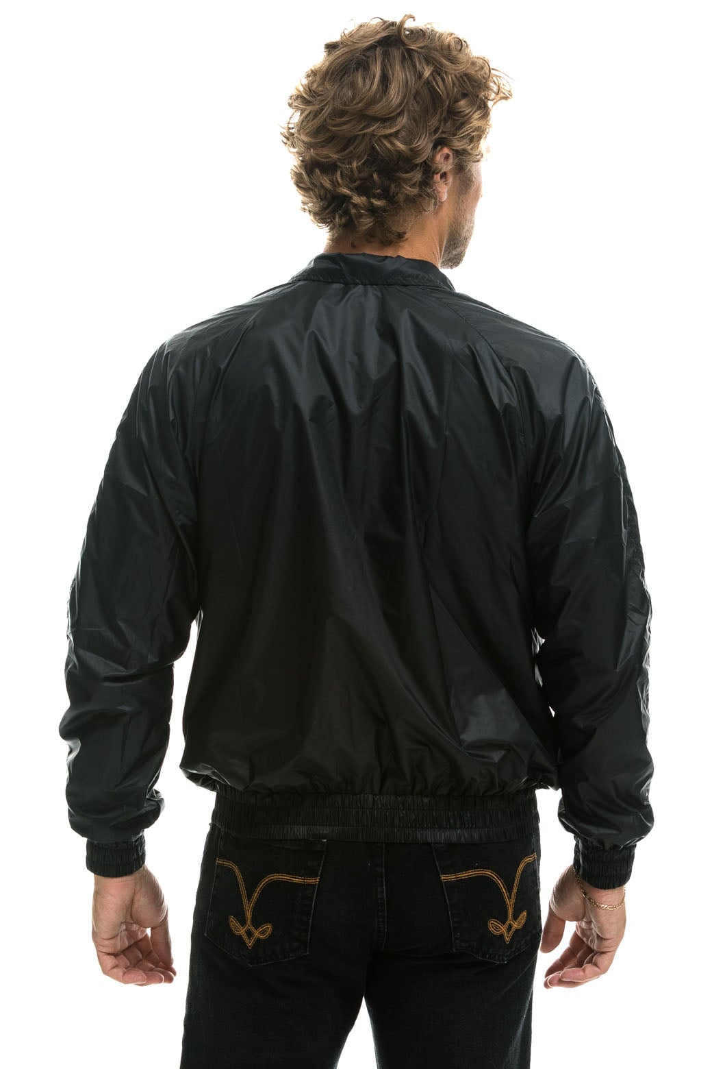 MEN'S BASIC WINDBREAKER - BLACK