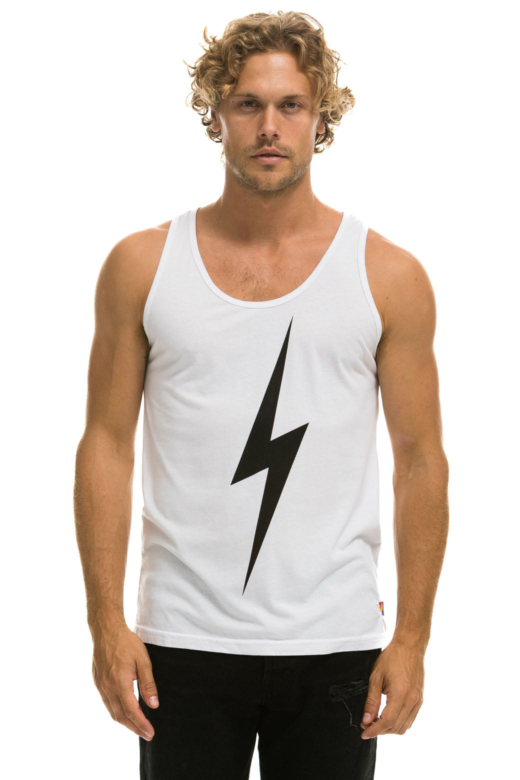 MEN'S BOLT TANK - WHITE