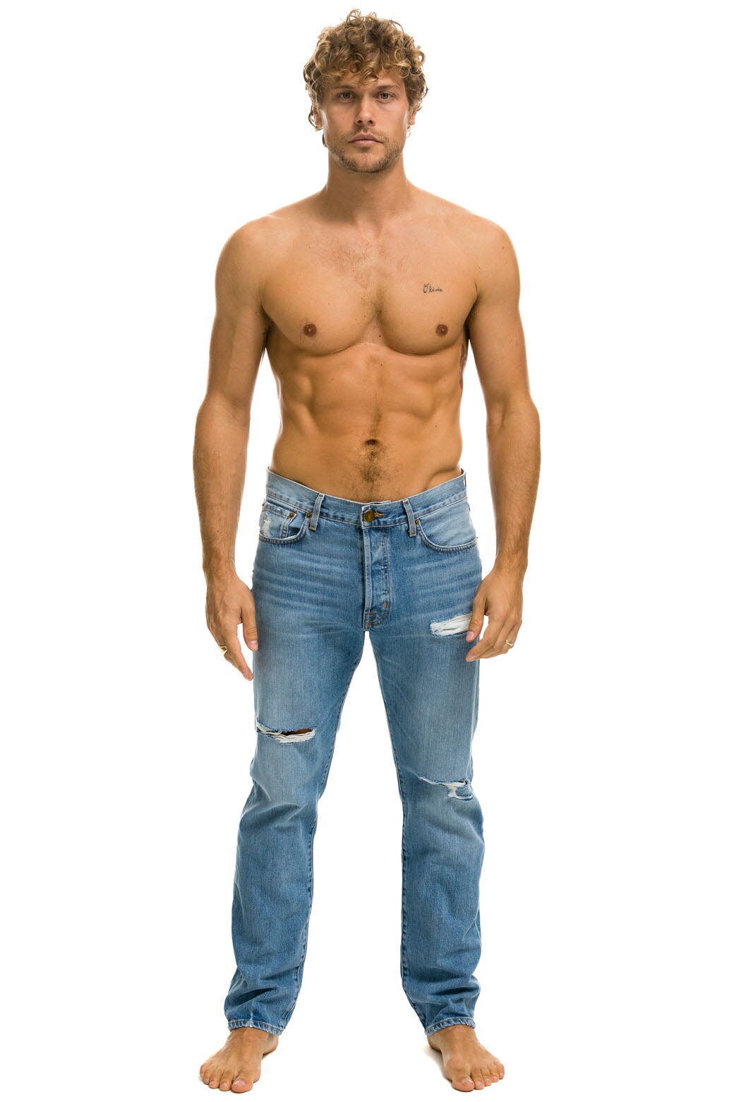 MEN'S CLASSIC STRAIGHT LEG DENIM JEAN - SUPER LIGHT
