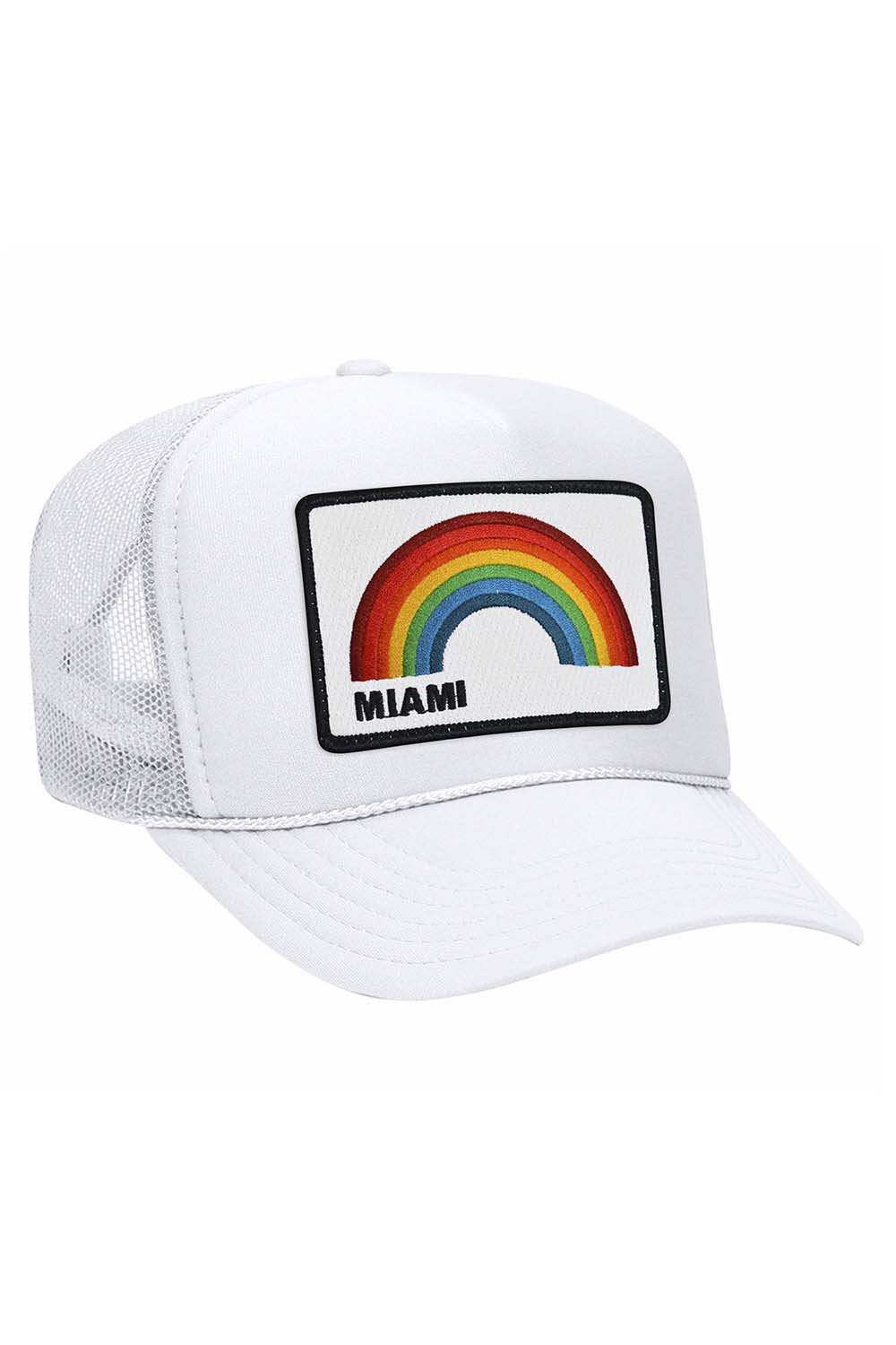 MIAMI RAINBOW TRUCKER HAT