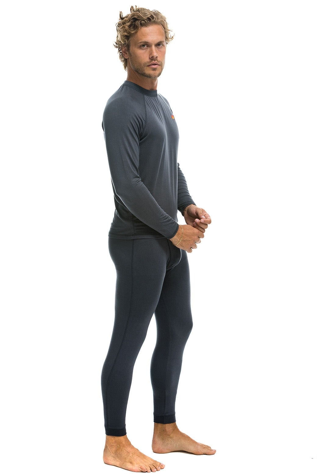 MICRO MODAL BASE LAYER BOTTOM - TITANIUM