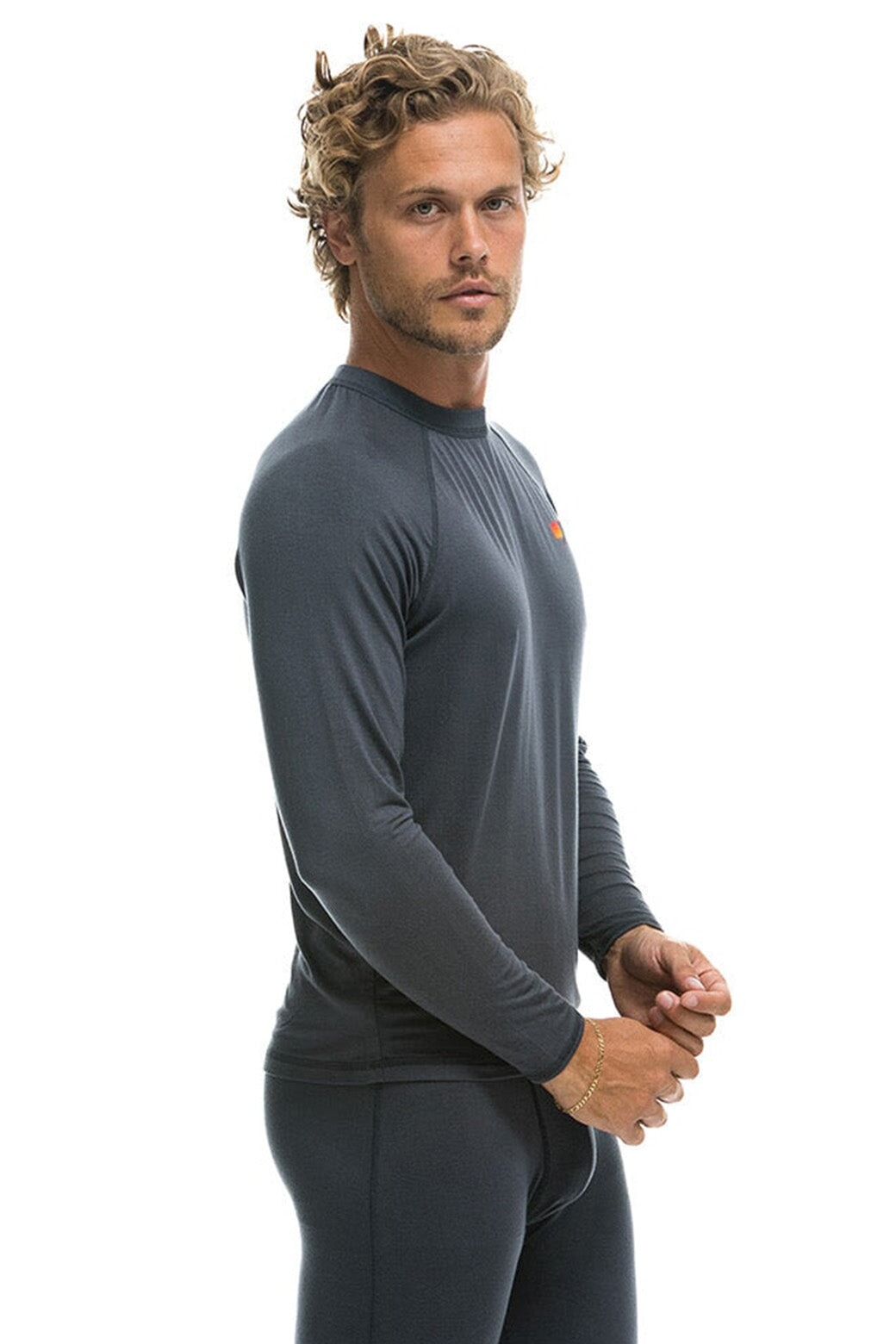 MICRO MODAL BASE LAYER TOP - TITANIUM