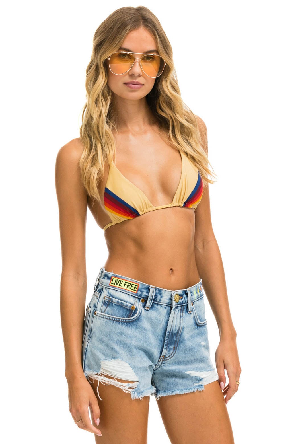 MID RISE BOYFRIEND CUTOFF JEAN SHORTS - SUPER LIGHT