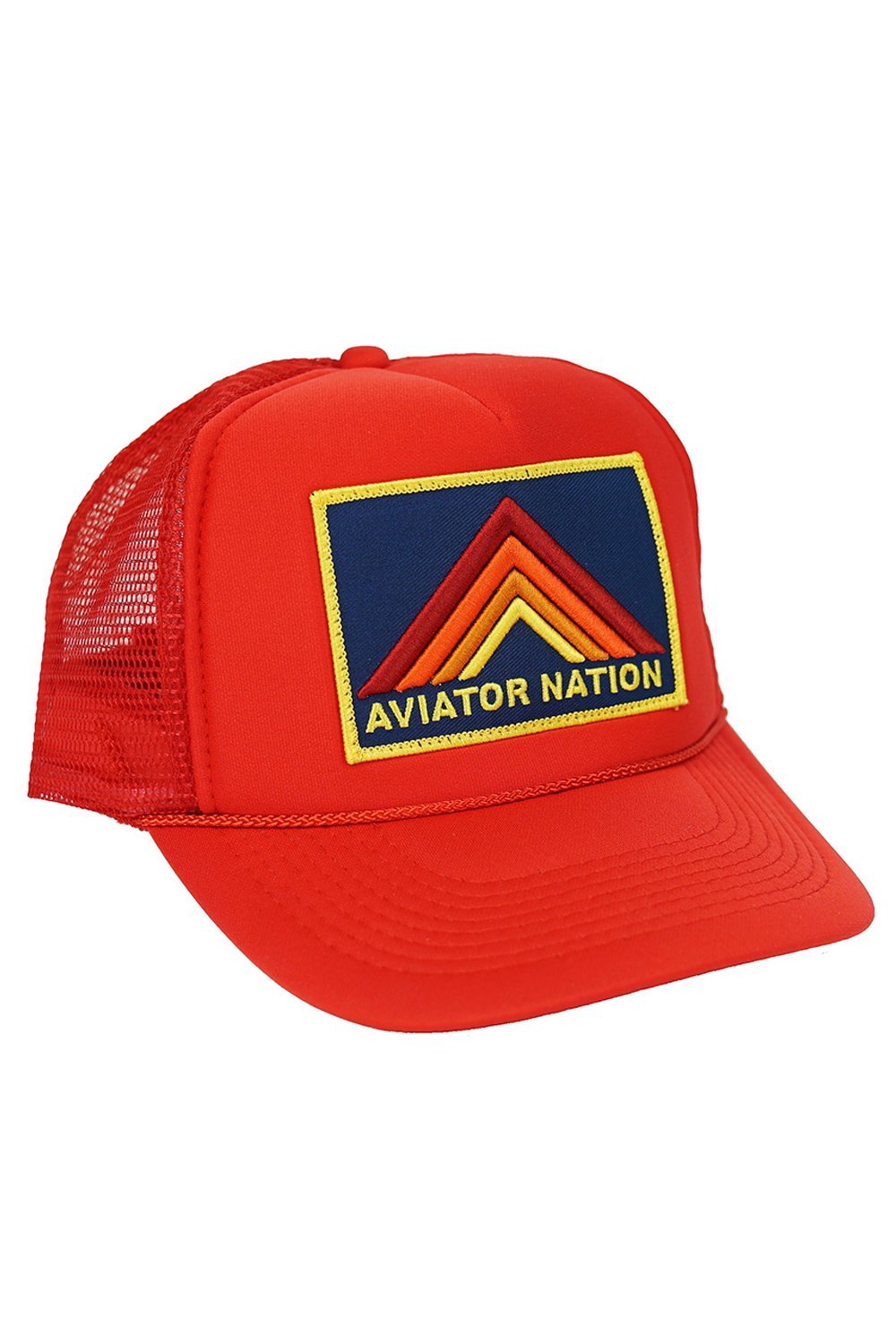 MOUNTAIN STRIPE VINTAGE TRUCKER HAT