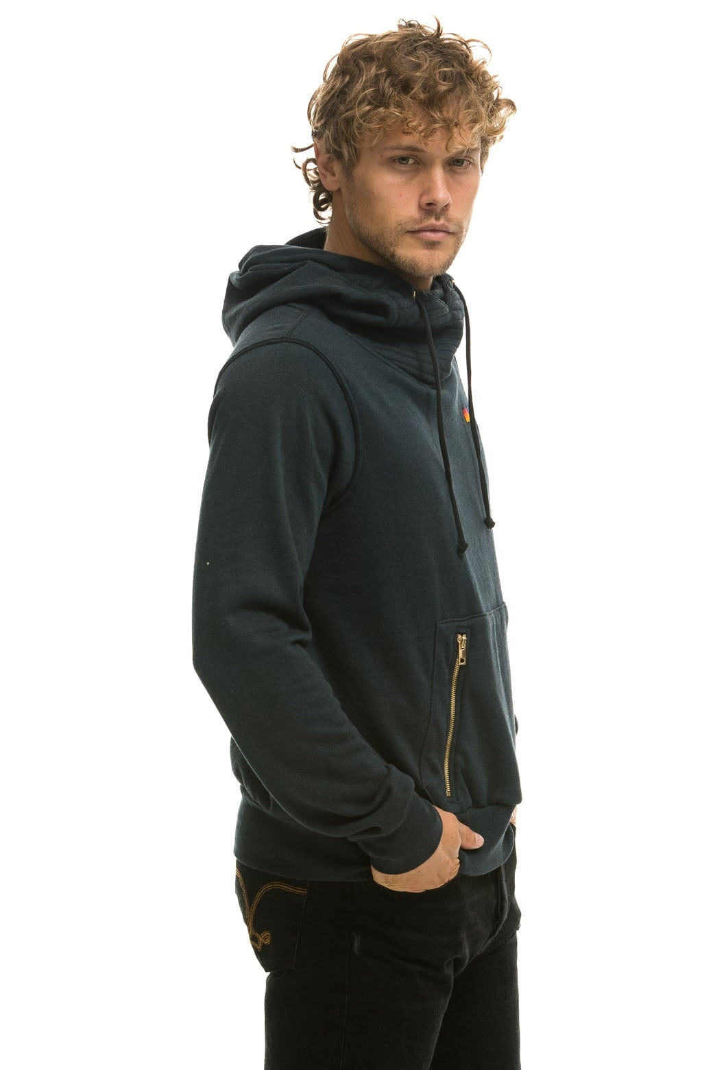 NINJA PULLOVER HOODIE - CHARCOAL