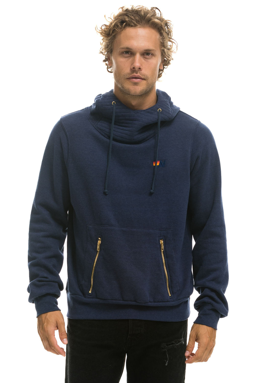 NINJA PULLOVER HOODIE - NAVY