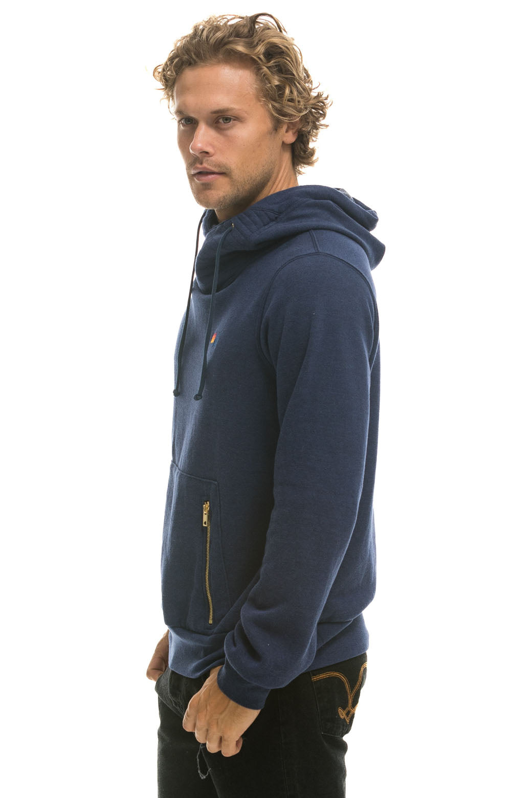 NINJA PULLOVER HOODIE - NAVY