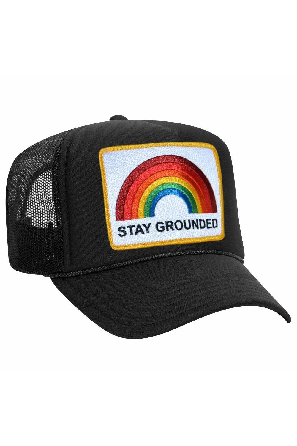 STAY GROUNDED TRUCKER HAT