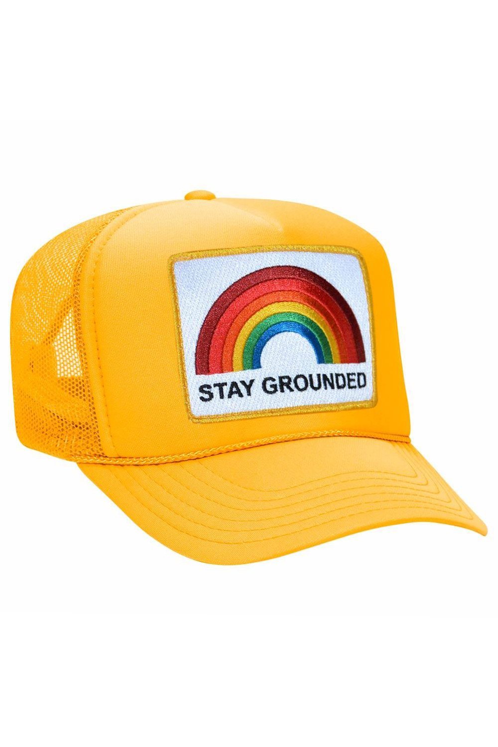 STAY GROUNDED TRUCKER HAT