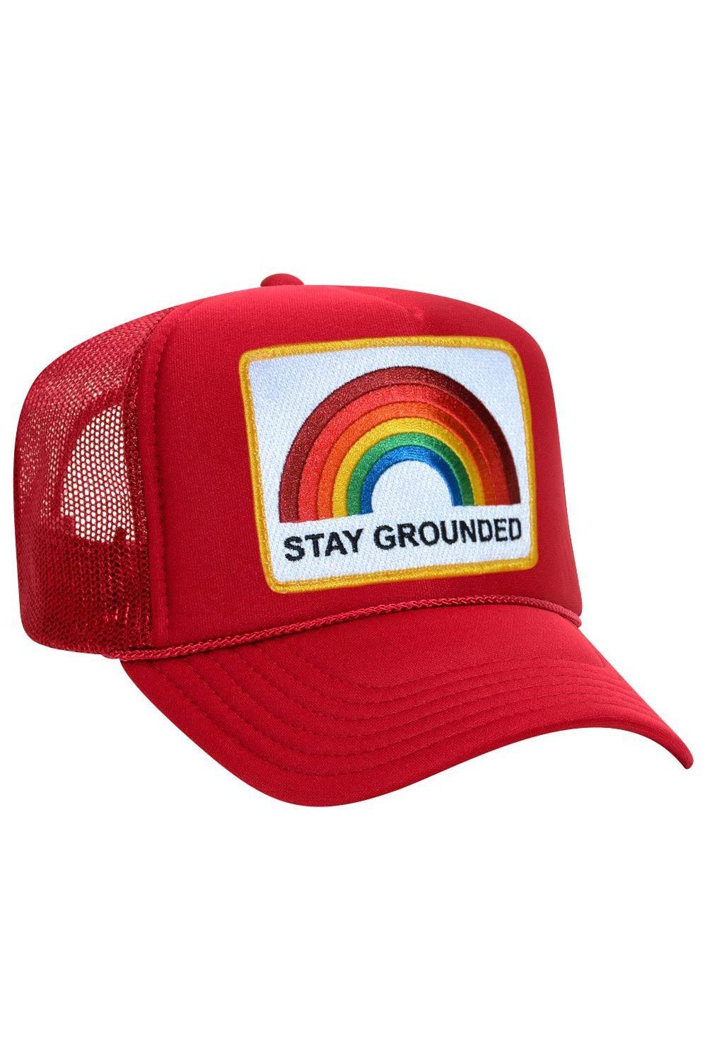 STAY GROUNDED TRUCKER HAT