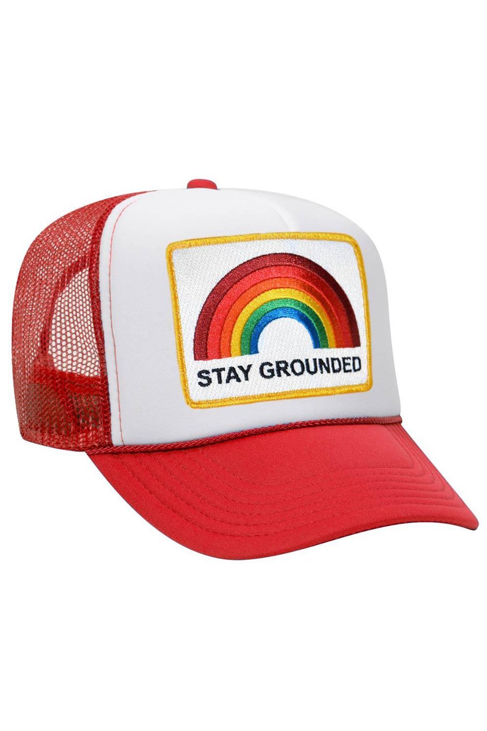 STAY GROUNDED TRUCKER HAT