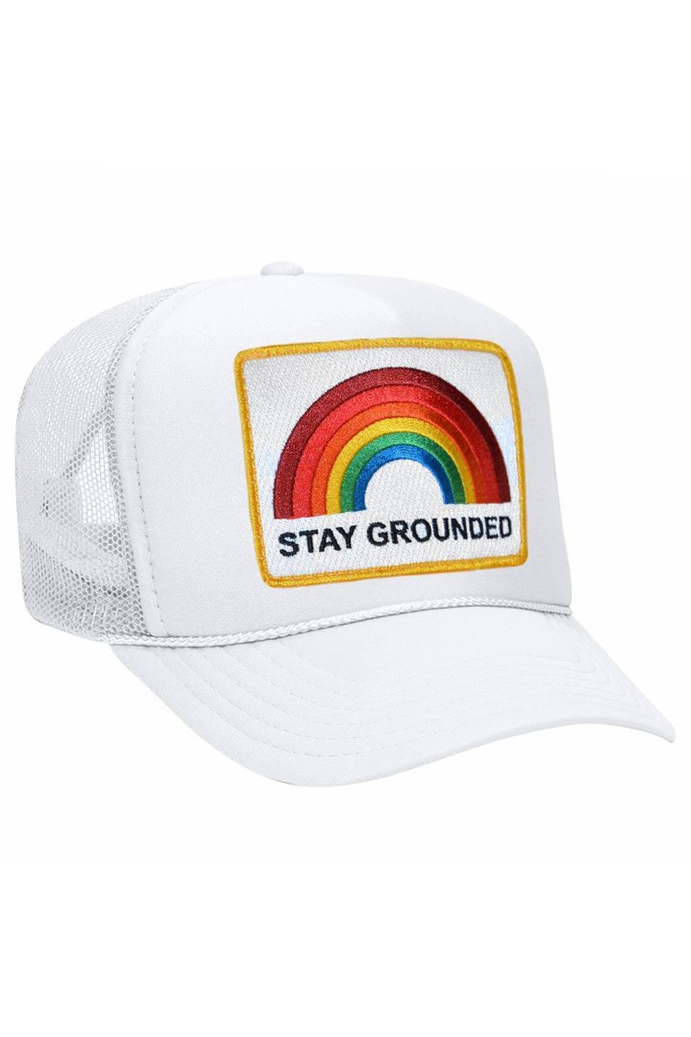 STAY GROUNDED TRUCKER HAT