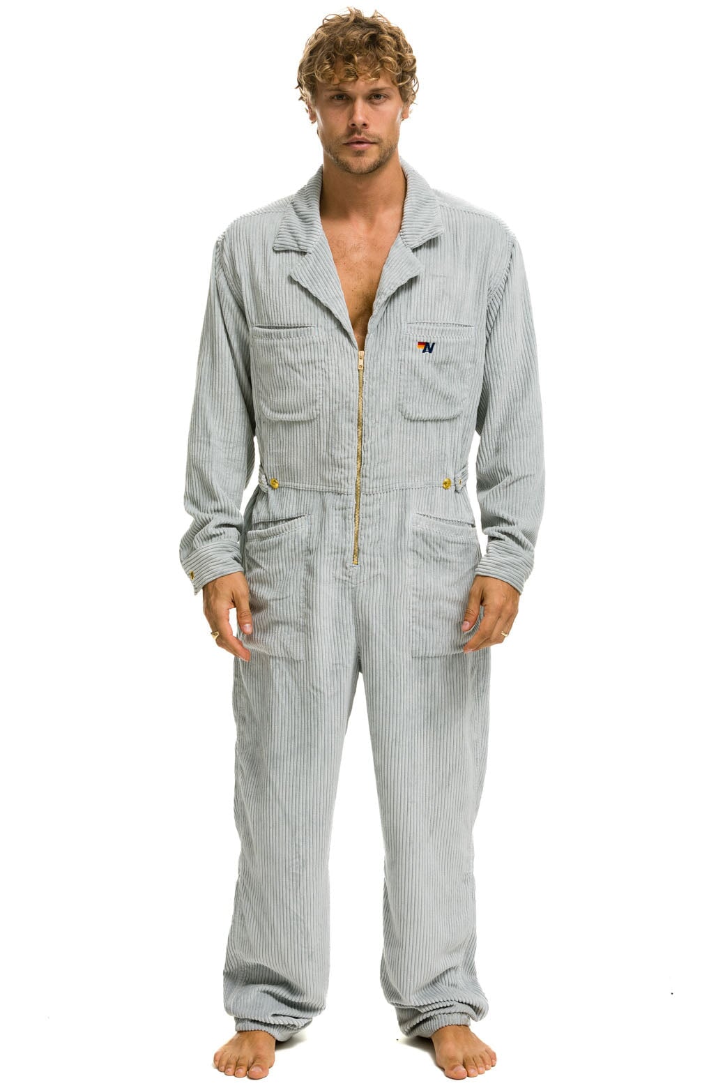 UNISEX CORDUROY FLIGHT SUIT - CLOUD