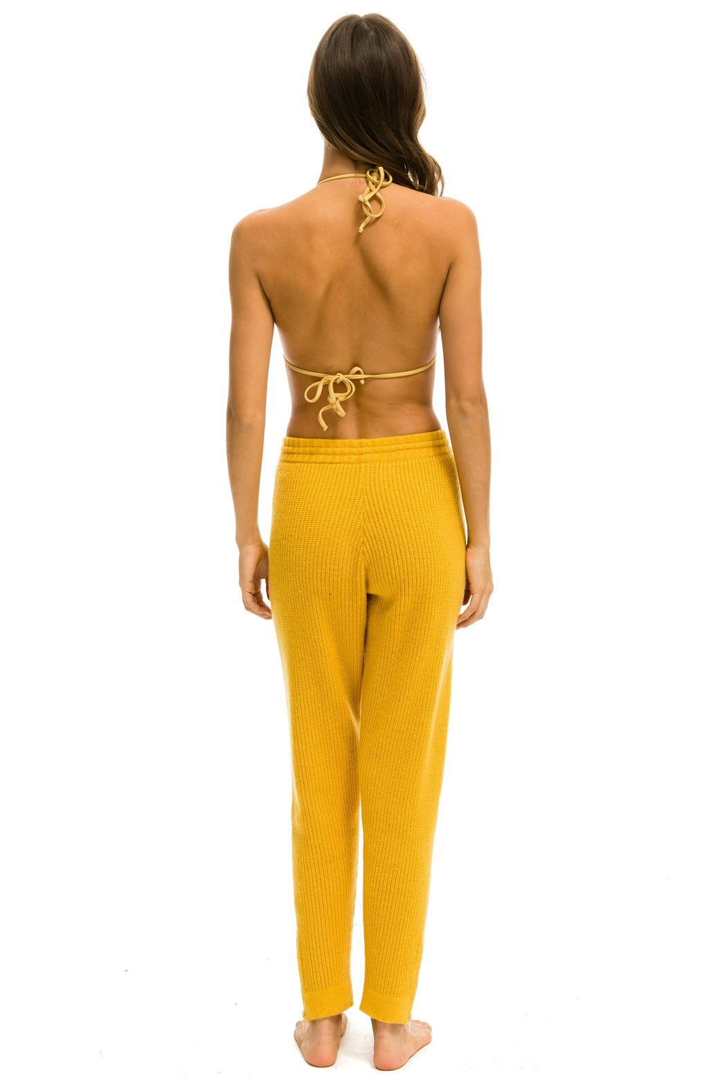 VINTAGE CABIN CASHMERE SWEATER PANT	- GOLD