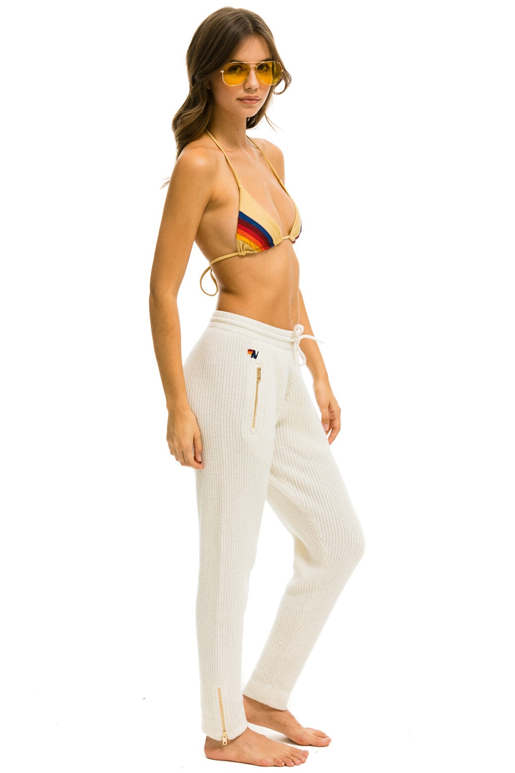 VINTAGE CABIN CASHMERE SWEATER PANT	- VINTAGE WHITE