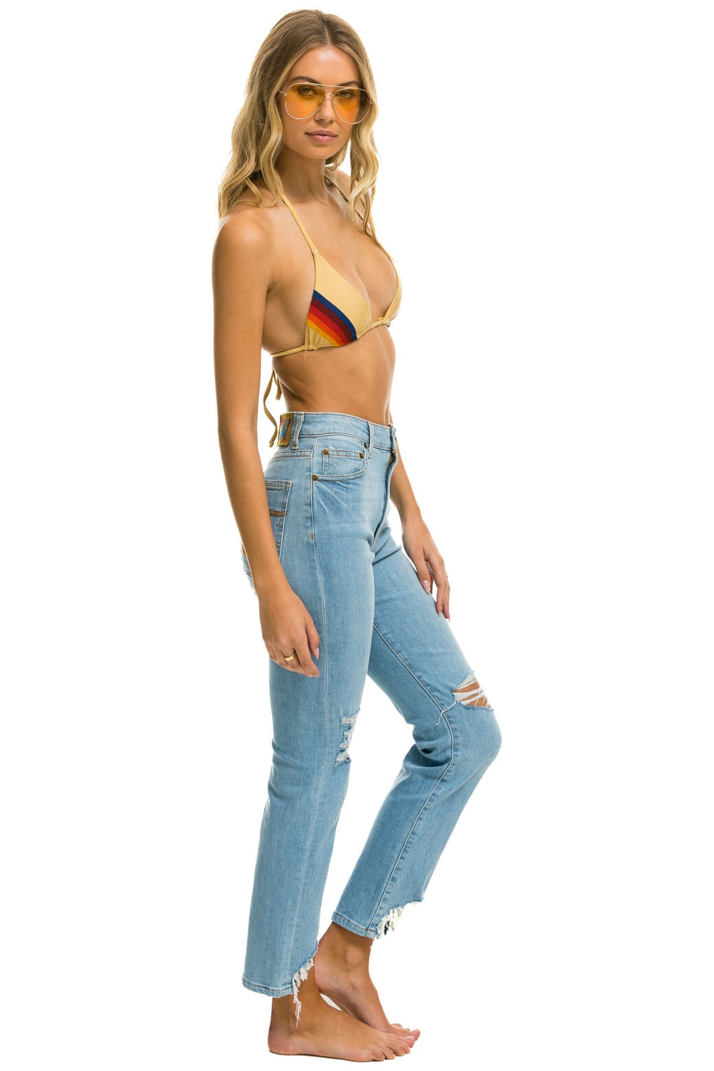 HIGH RISE SLIM BOOT JEAN - SUPER LIGHT