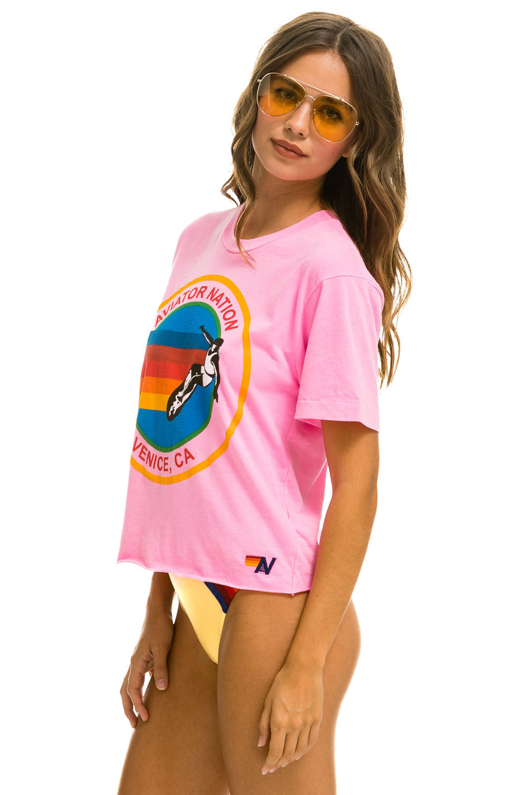 SIGNATURE BOYFRIEND TEE - NEON PINK